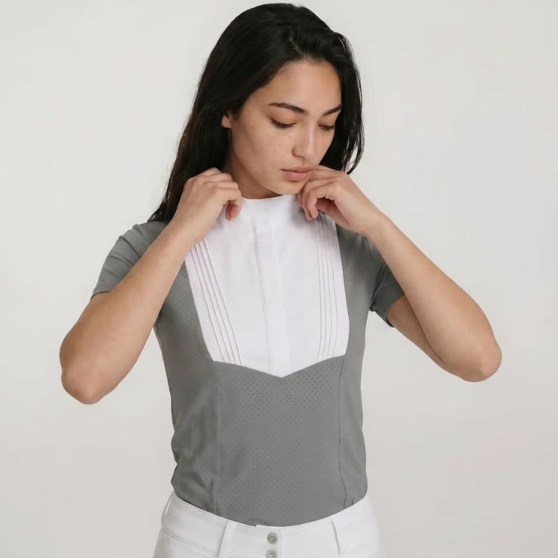 Top konkursowy Heritage Air Short Sleeve Szary