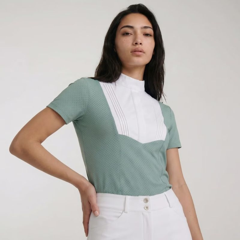Top konkursowy Heritage Air Short Sleeve Mięta 