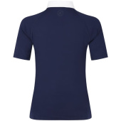 Top konkursowy Classic Glitter Zipper Short Sleeve Granatowy Top konkursowy Classic Glitter Zipper Short Sleeve Granatowy