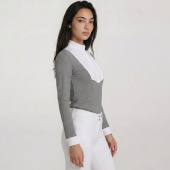 Top konkursowy Heritage Air Long Sleeve Szary Top konkursowy Heritage Air Long Sleeve Szary