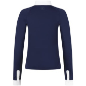 Top konkursowy Classic Glitter Zipper Long Sleeve Granatowy Top konkursowy Classic Glitter Zipper Long Sleeve Granatowy