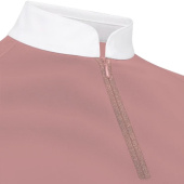 Top konkursowy Classic Glitter Zipper Long Sleeve Stary Róż Top konkursowy Classic Glitter Zipper Long Sleeve Stary Róż