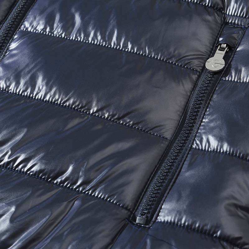 Męska kurtka jeździecka Quilted Granatowa