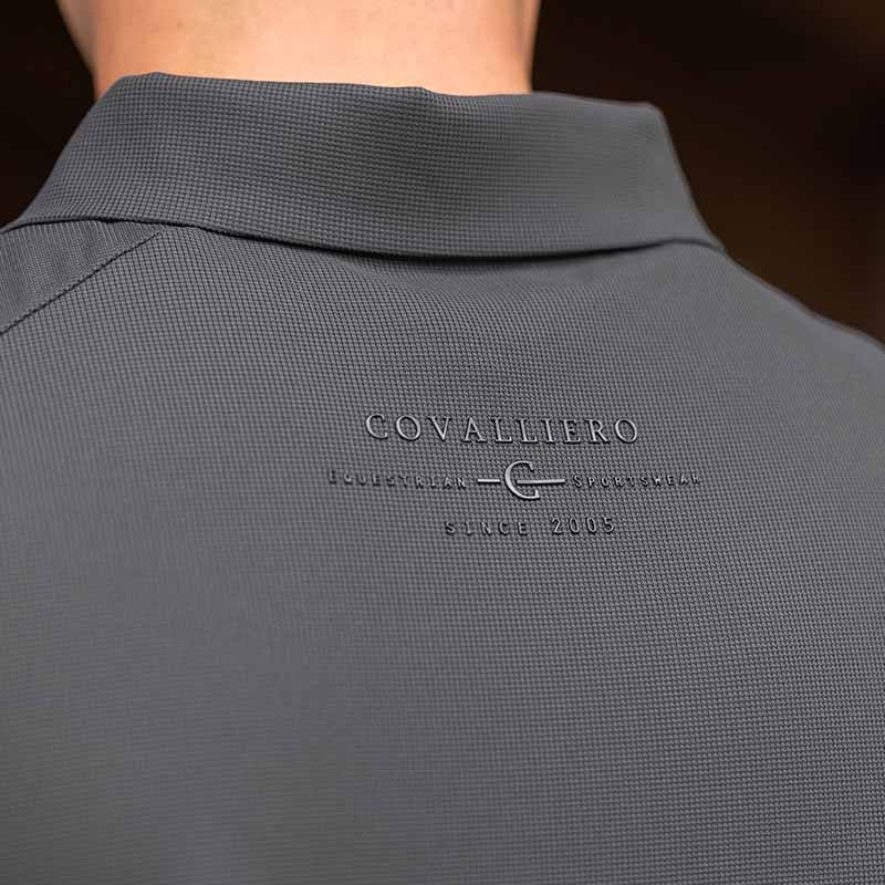 T-shirt męski Anniversary 1/2 Zip Szary