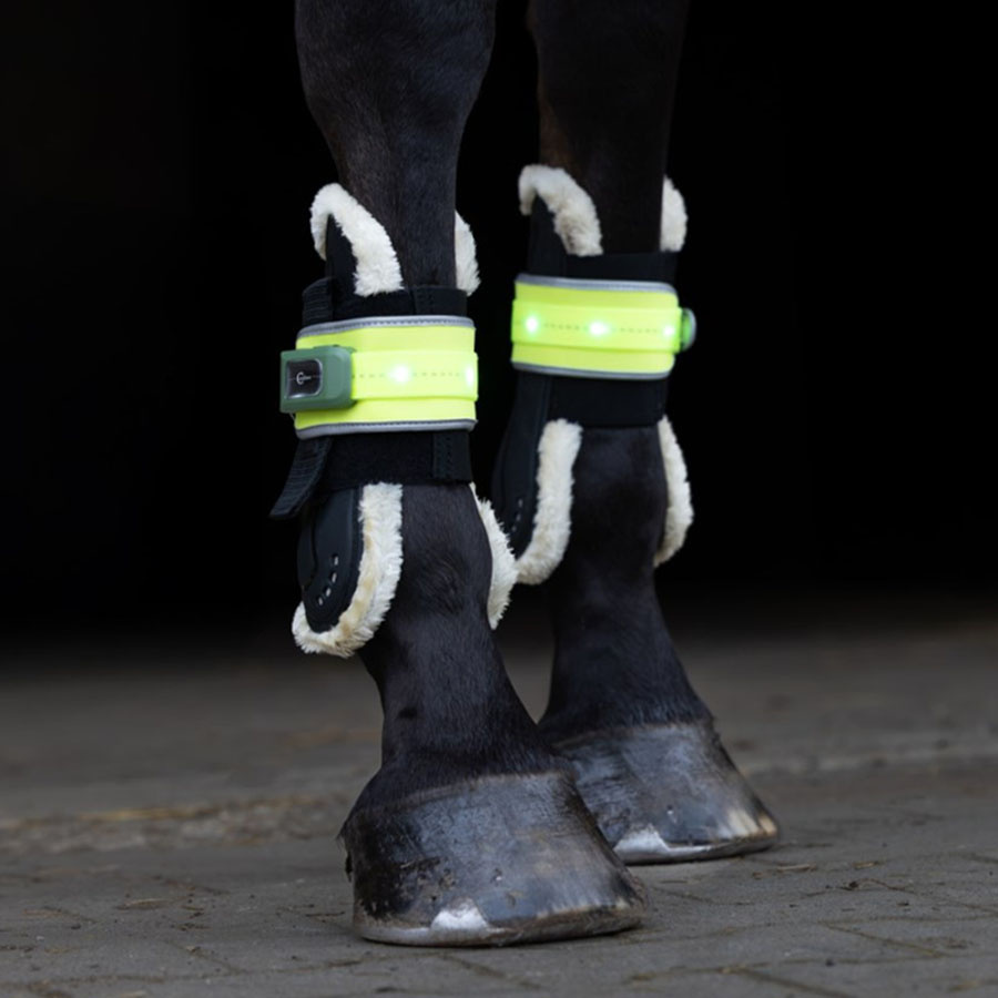 Odblaski na nogi High-Visibility LED 2 szt. Żółte