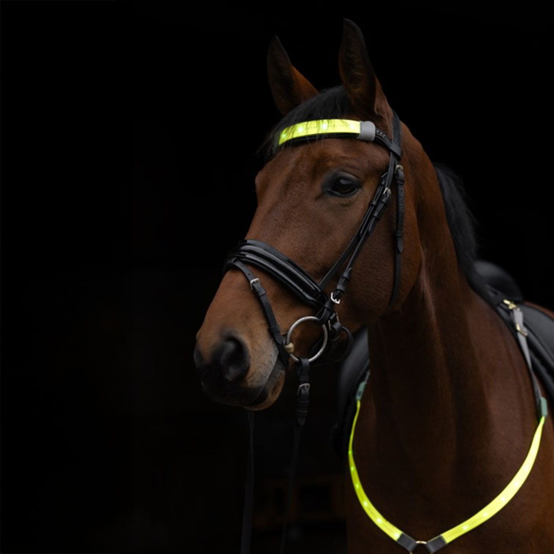 Naczółek High-Visibility LED Żółty
