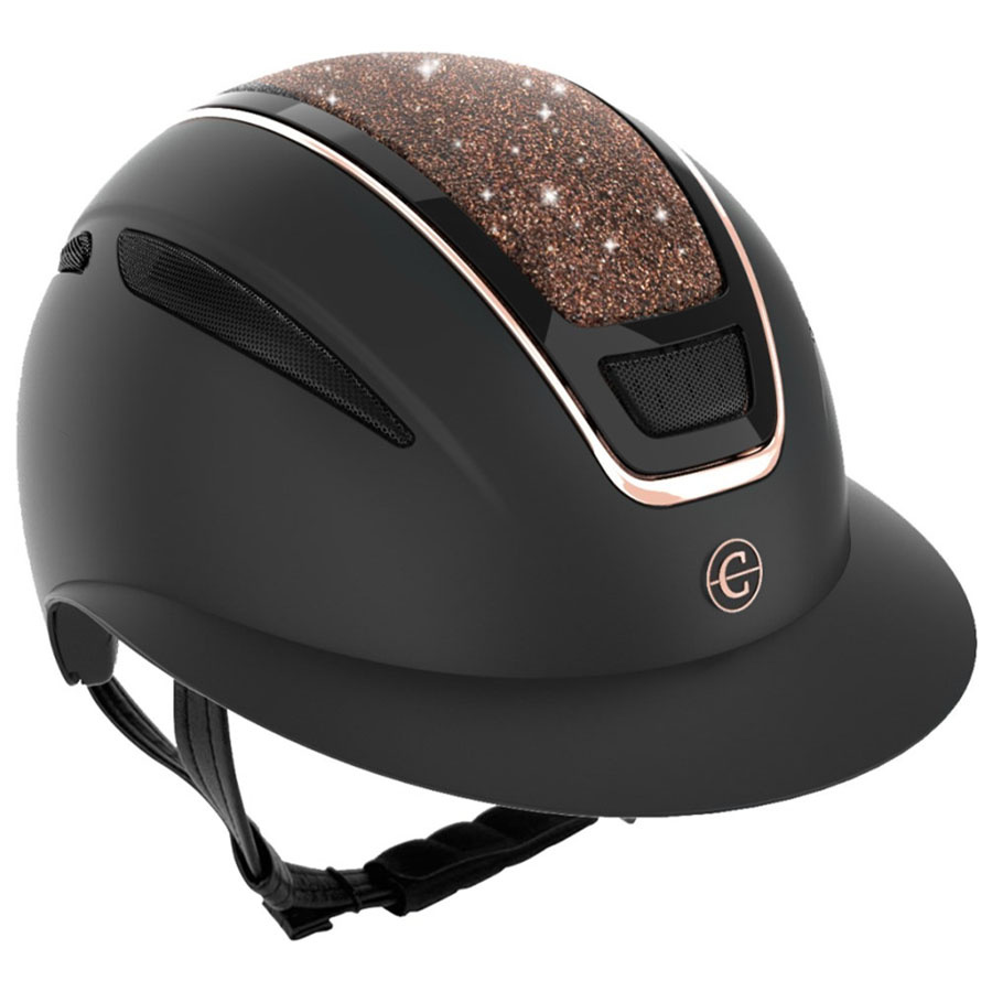 Kask Elite Polo Rose Gold Czarny