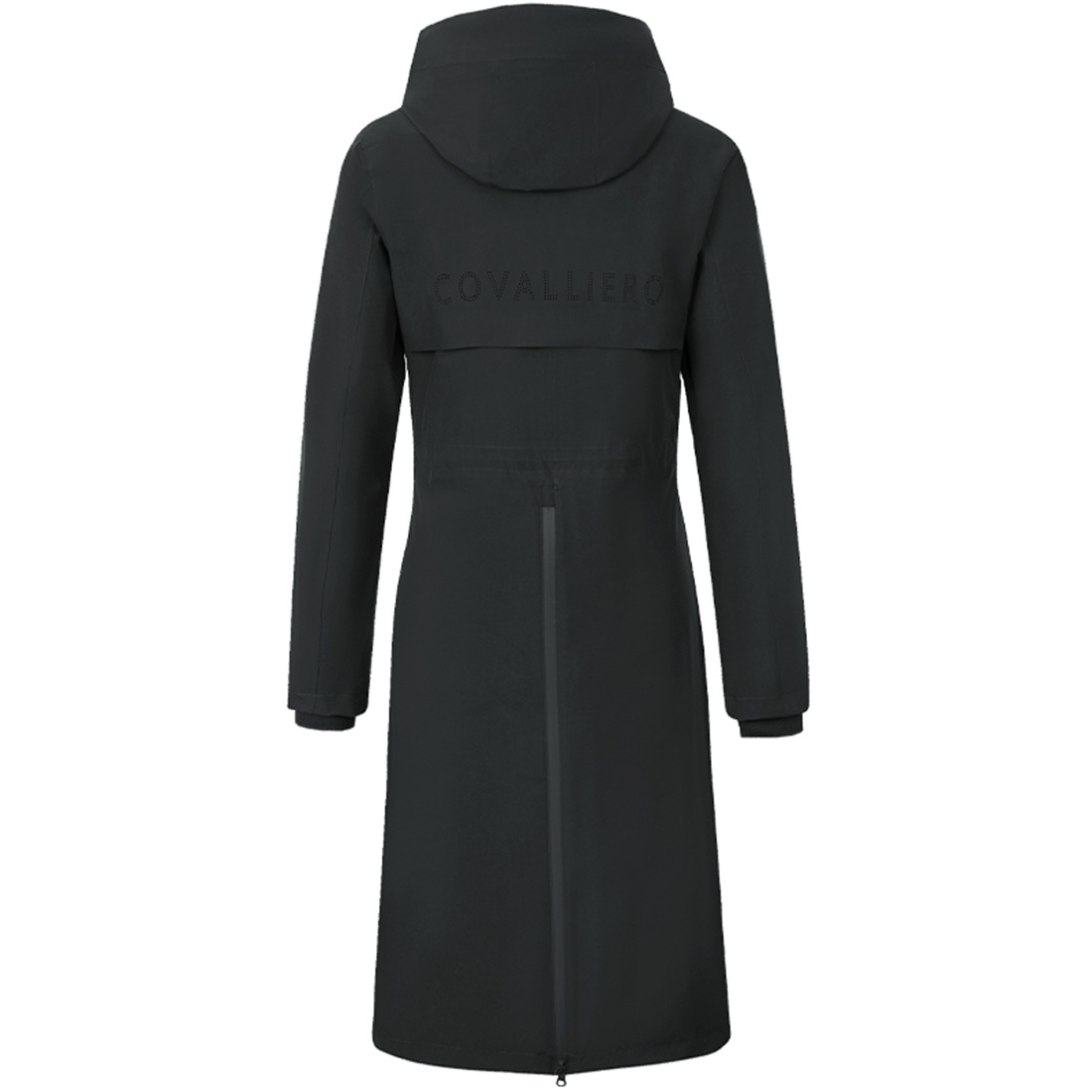 Płaszcz przeciwdeszczowy 2-Way Zip Czarny