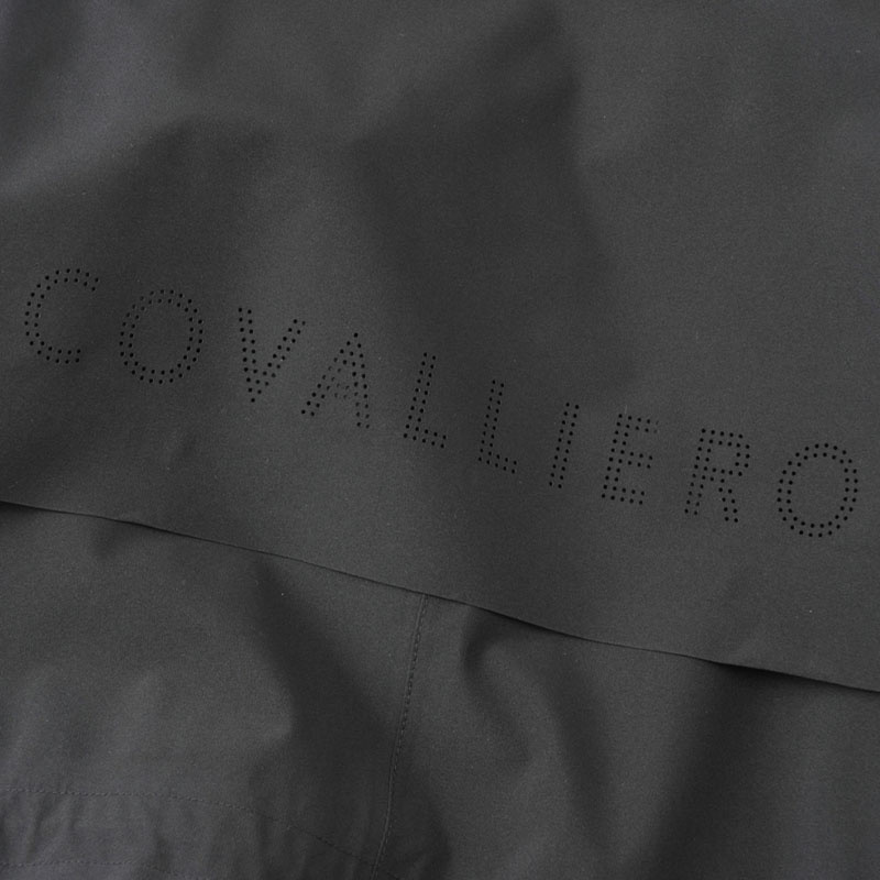 Płaszcz przeciwdeszczowy 2-Way Zip Czarny