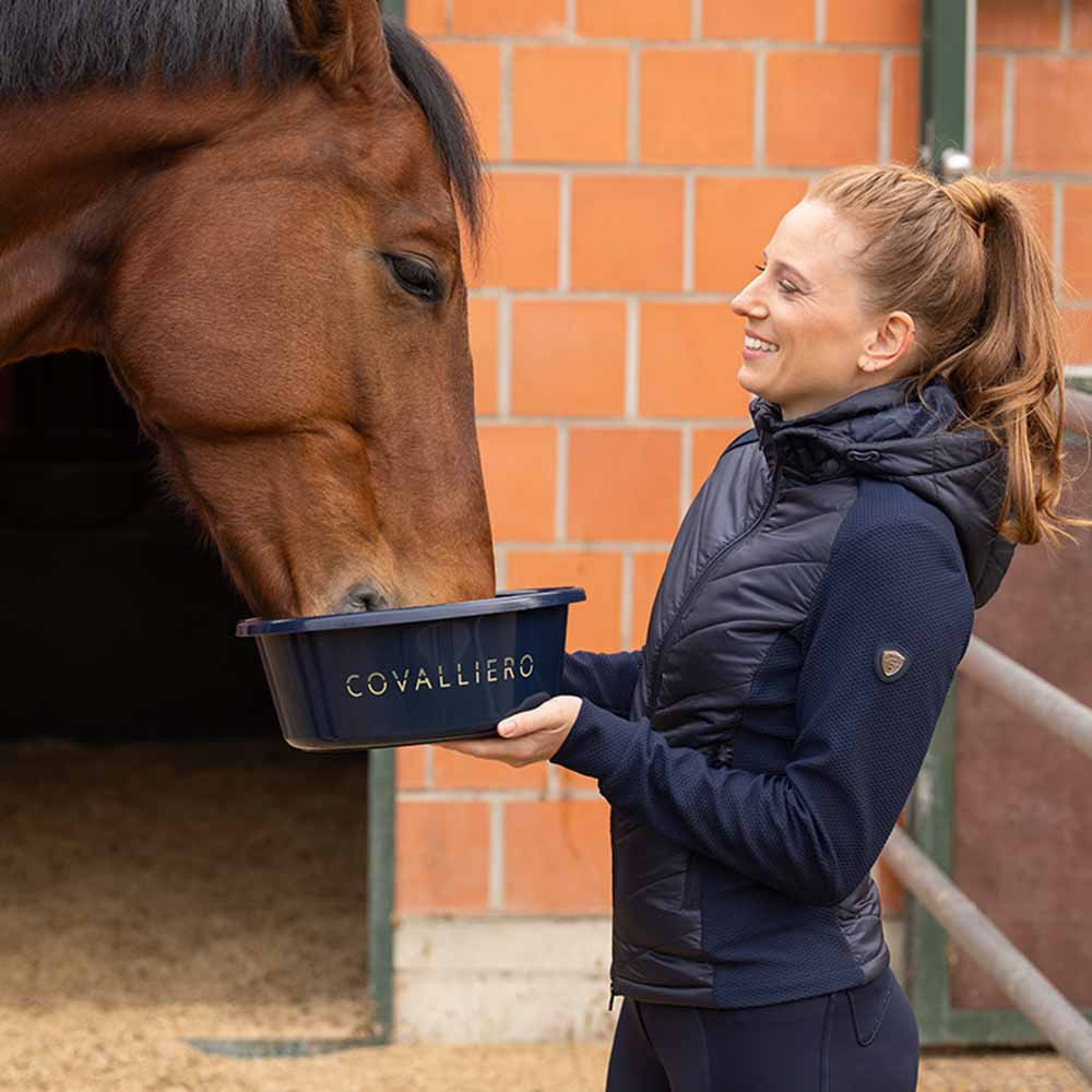 Kurtka Hybrydowa Quilted Granatowa