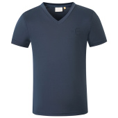 T-shirt Dziecko/Junior V-Neck Granatowy T-shirt Dziecko/Junior V-Neck Granatowy