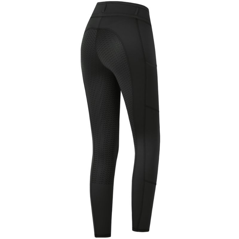 Legginsy jeździeckie Ella Full Grip Czarne
