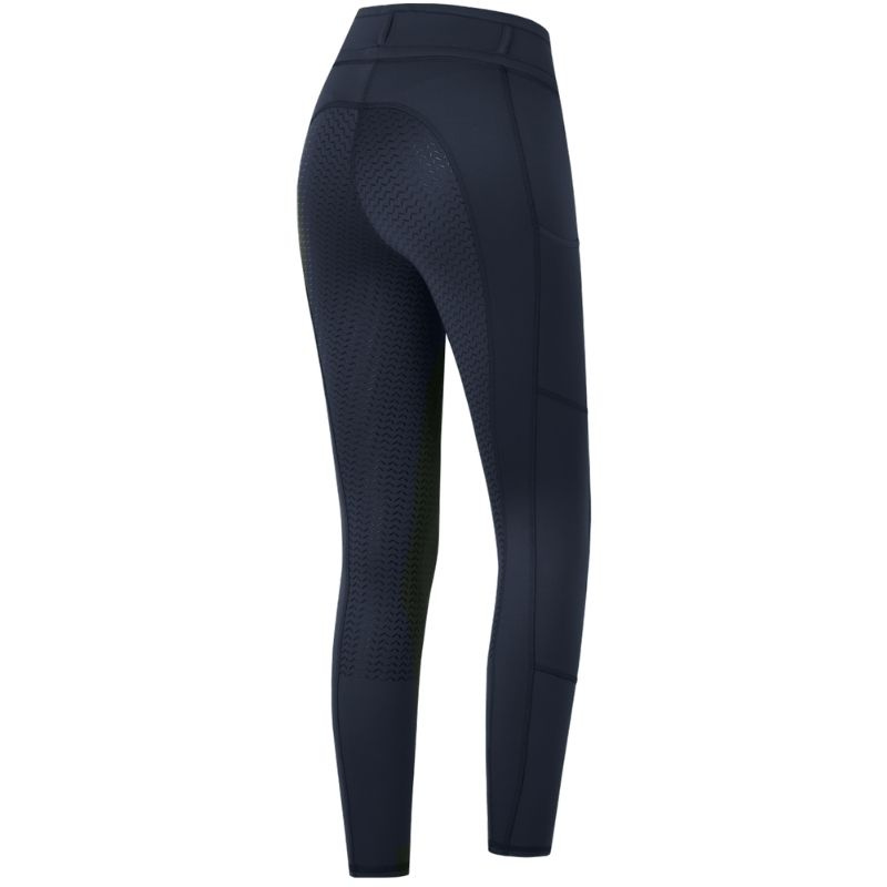 Legginsy jeździeckie Dzieci/Junior Ella Full Grip Granatowe