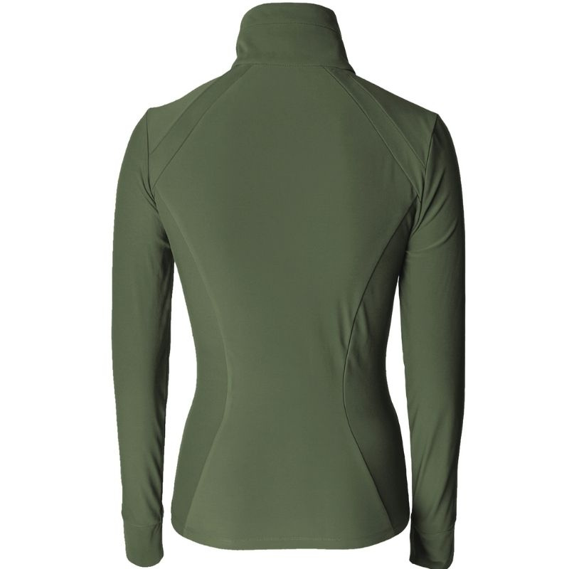 Bluzka jeździecka Active Long Sleeve Zielona