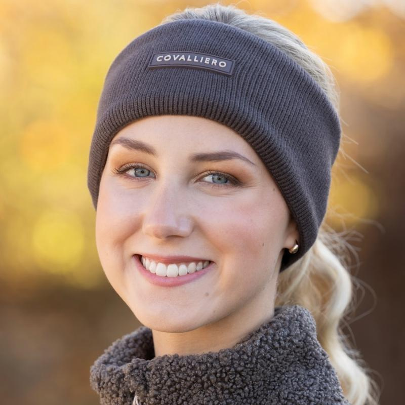 Opaska Knitted Fleece Czarna