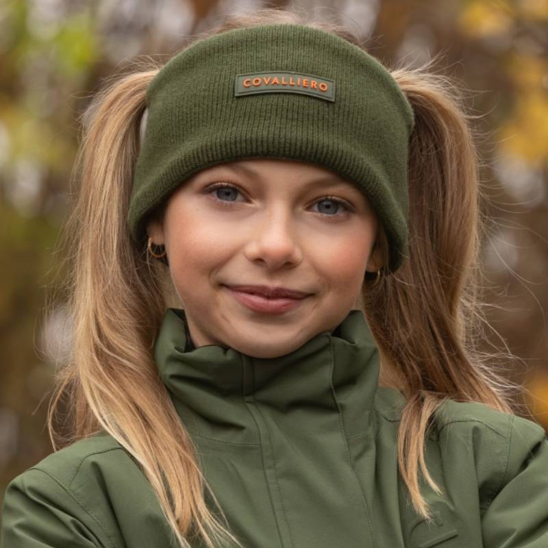 Opaska Knitted Fleece Zielona