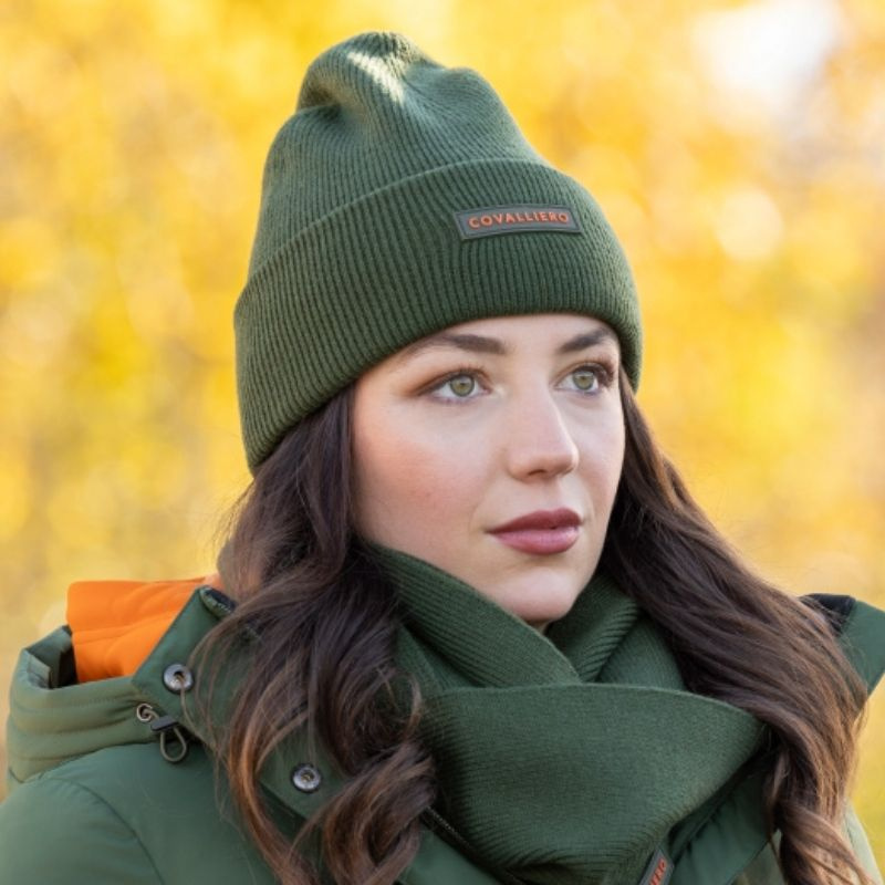 Czapka Knitted Zielona