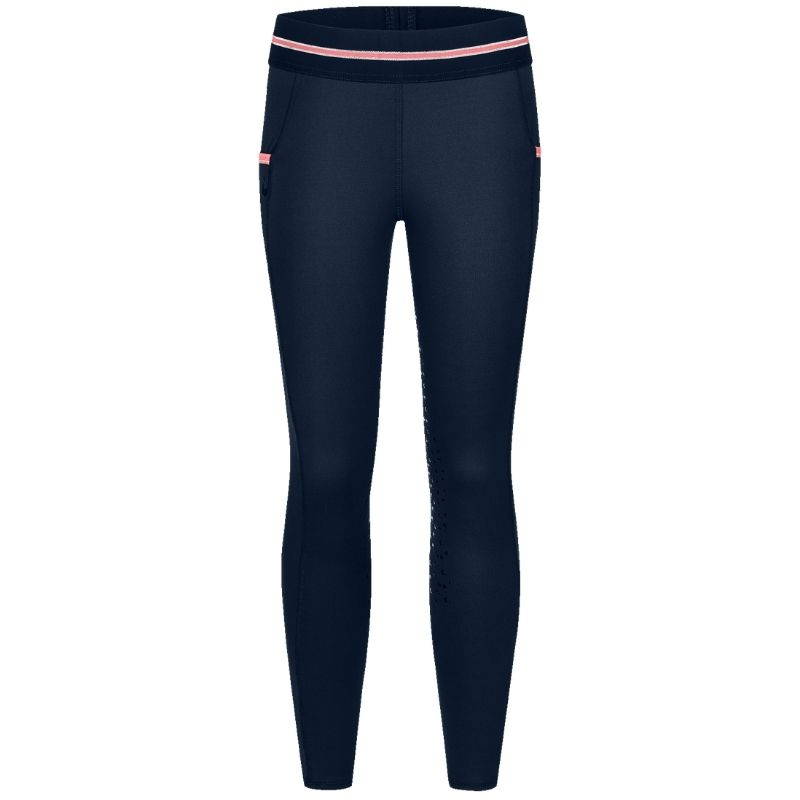 Legginsy jeździeckie Dzieci/Junior Lucky Leni Full Grip Granatowe