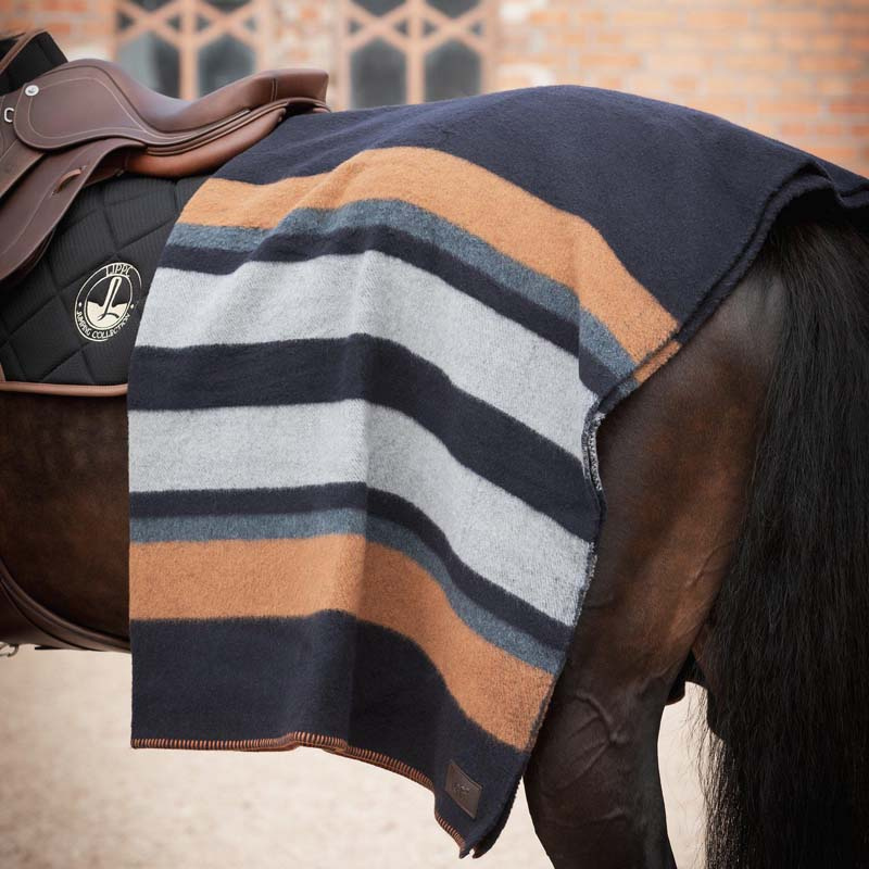 Derka wełniana Edinburgh Granatowa