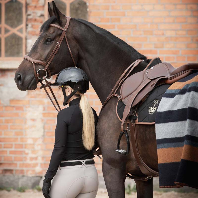 Derka wełniana Edinburgh Granatowa