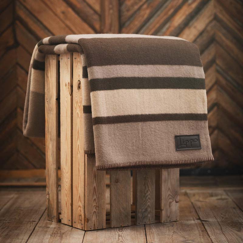 Derka wełniana Yorkshire Brązowa