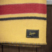 Derka wełniana Newmarket Żółta Derka wełniana Newmarket Żółta