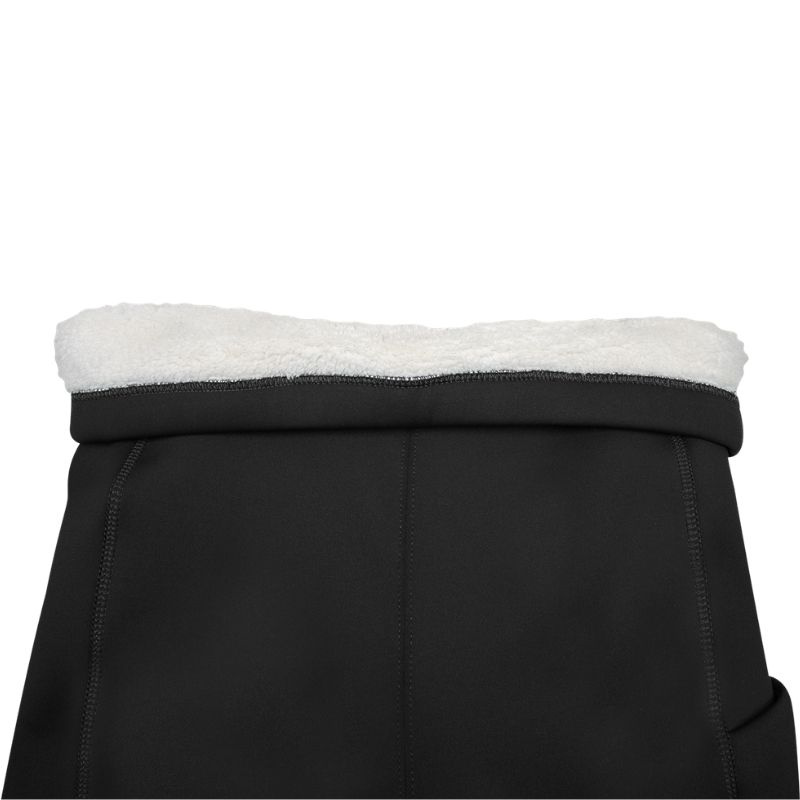 Zimowe legginsy jeździeckie Dzieci/Junior Rica Thermal Teddy Full Grip Czarne