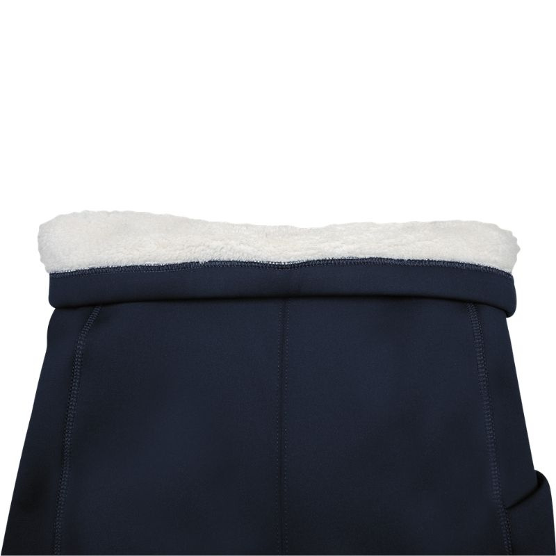 Zimowe legginsy jeździeckie Rica Thermal Teddy Full Grip Granatowe