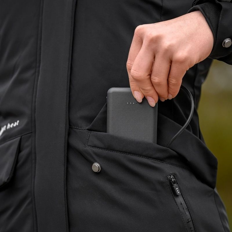Kurtka podgrzewana Comfort Heat Parka Czarna