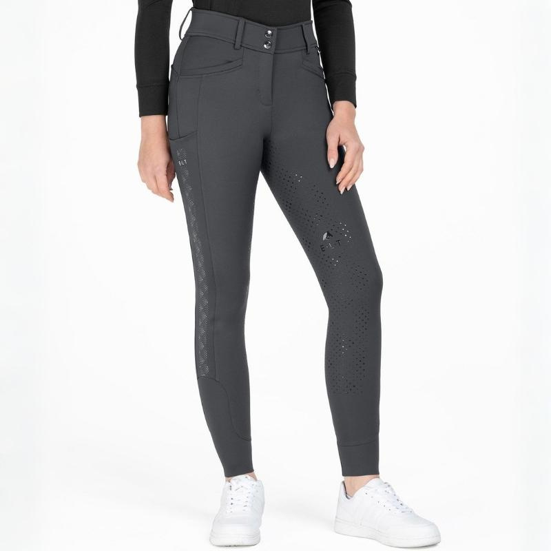 Bryczesy Reflective Full Grip Szare