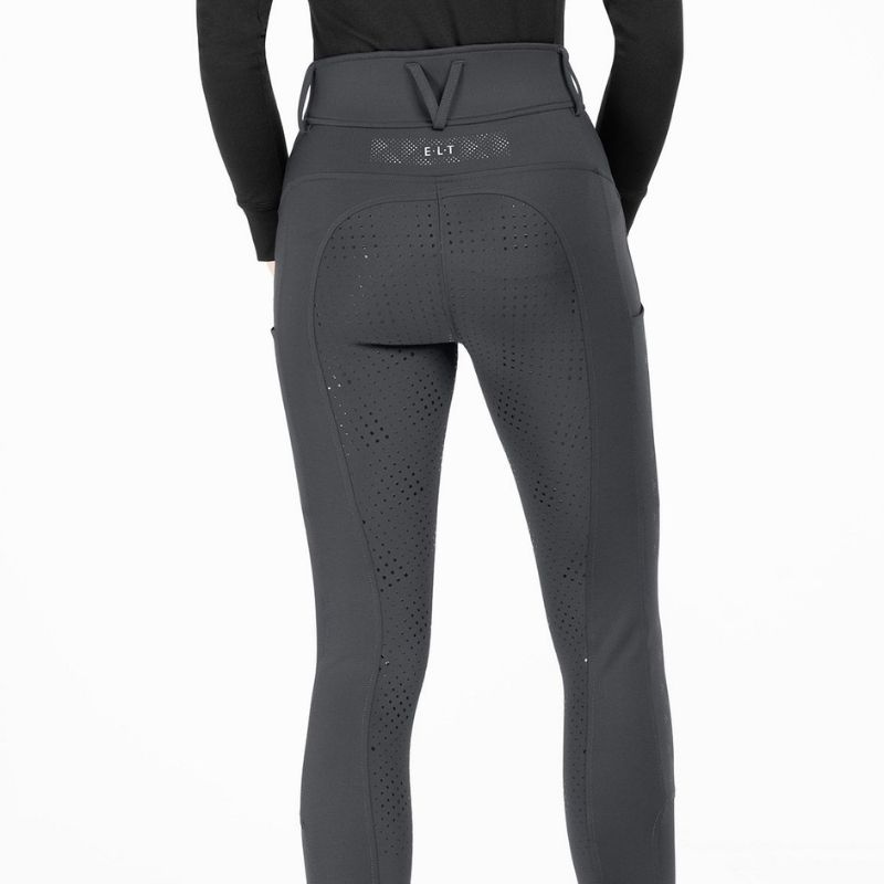 Bryczesy Reflective Full Grip Szare