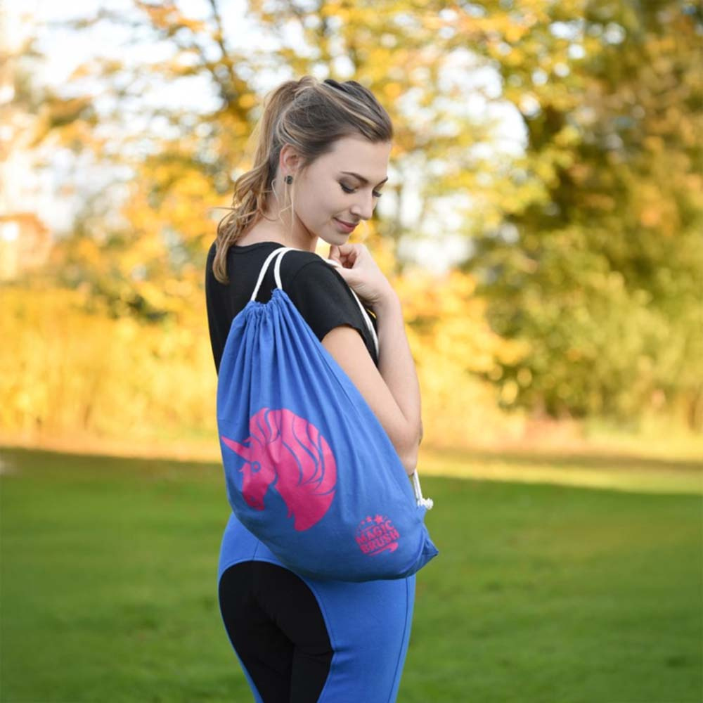 Torba Drawstring Bag Unicorn Niebieska