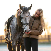 Kurtka Jeździecka Bella Puffer Beżowa Kurtka Jeździecka Bella Puffer Beżowa