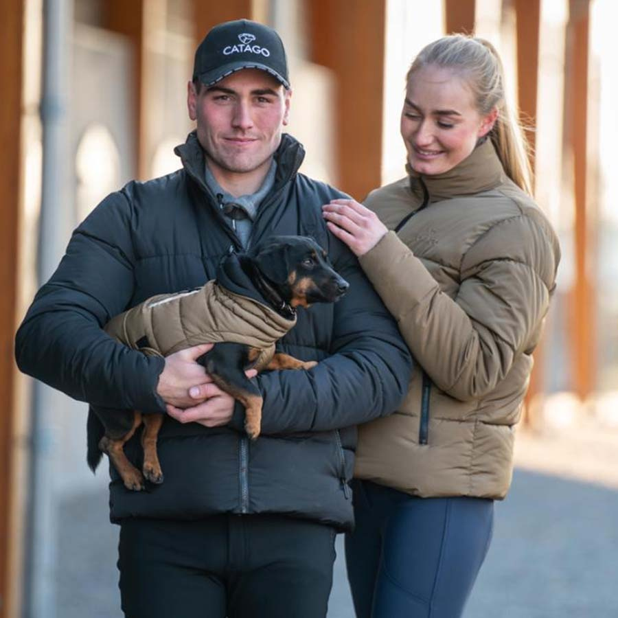 Kurtka Jeździecka Bella Puffer Beżowa