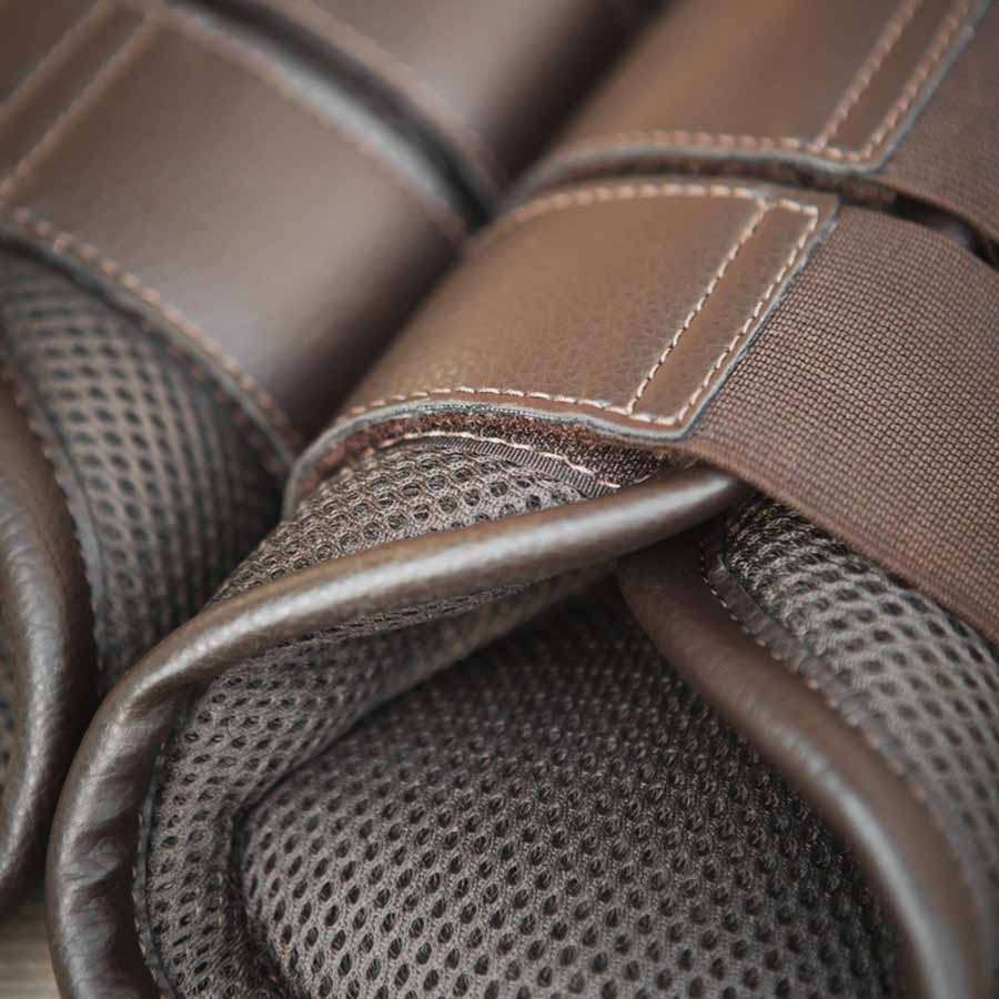 Ochraniacze treningowe 3D-Mesh Brązowe