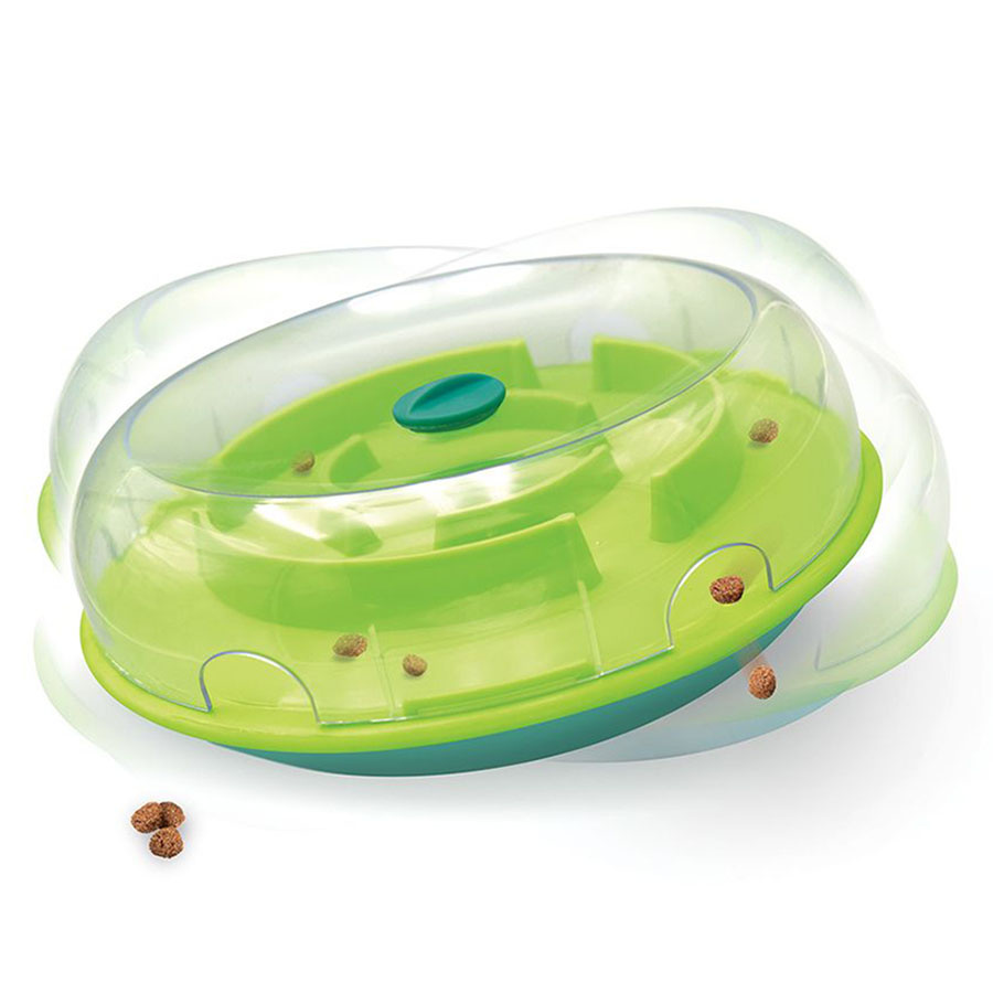 Zabawka aktywizująca dla psa Wobble Bowl Poziom 1 Turkusowo/Zielona