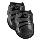 Ochraniacze skokowe tył Carbon V22 dla młodych koni Czarne Ochraniacze skokowe tył Carbon V22 dla młodych koni Czarne