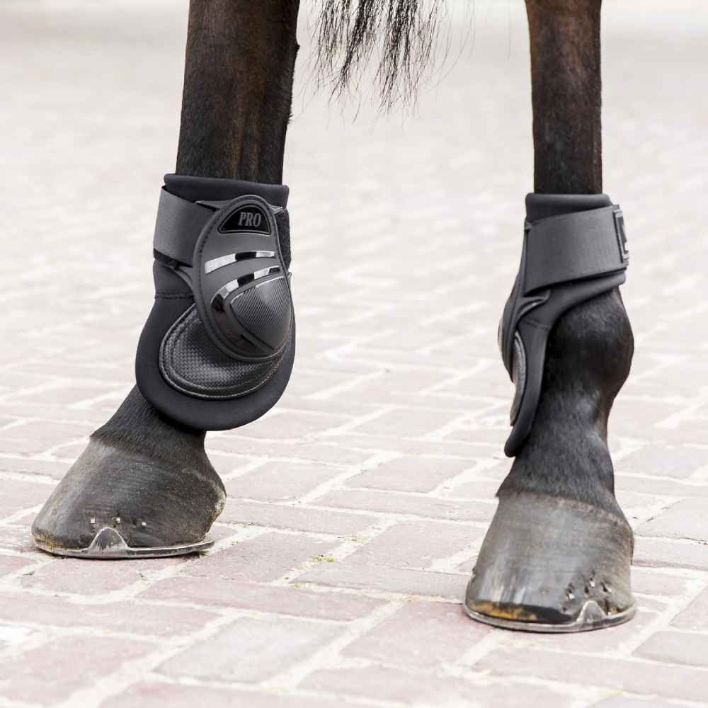 Ochraniacze skokowe tył Carbon V22 z dodatkową ochroną Czarne