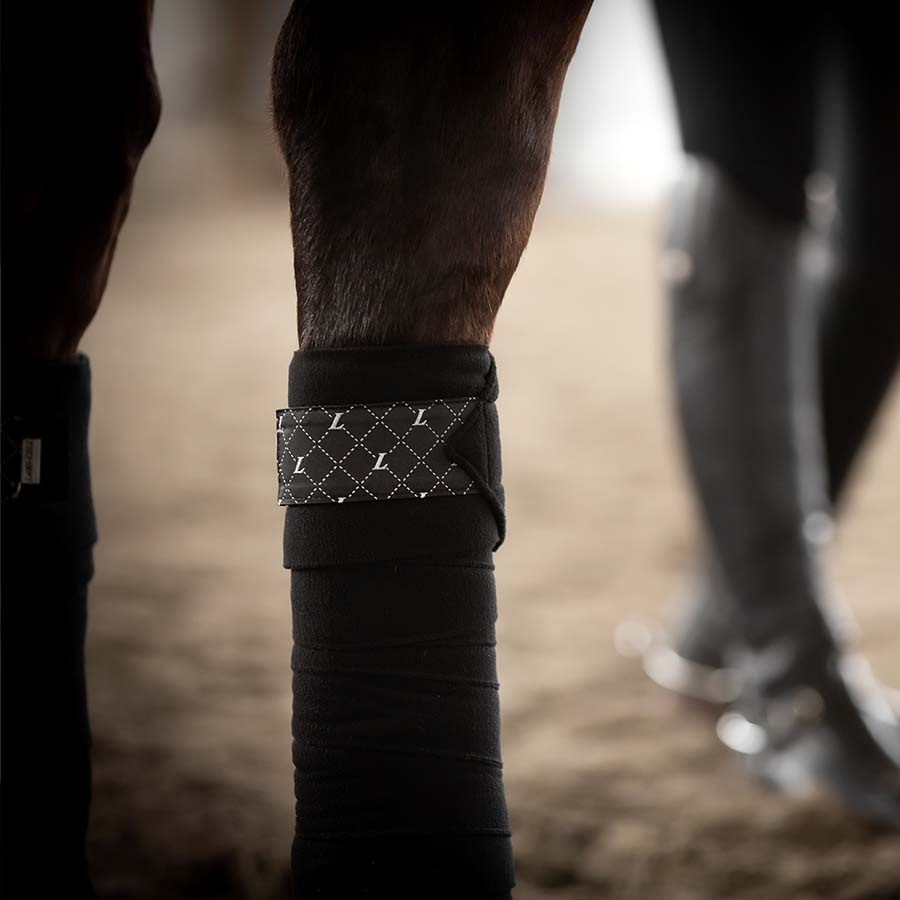 Owijki polarowe Venus 4 szt. Czarne