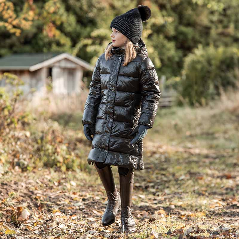 Kurtka jeździecka Kids/Junior Irma Czarna