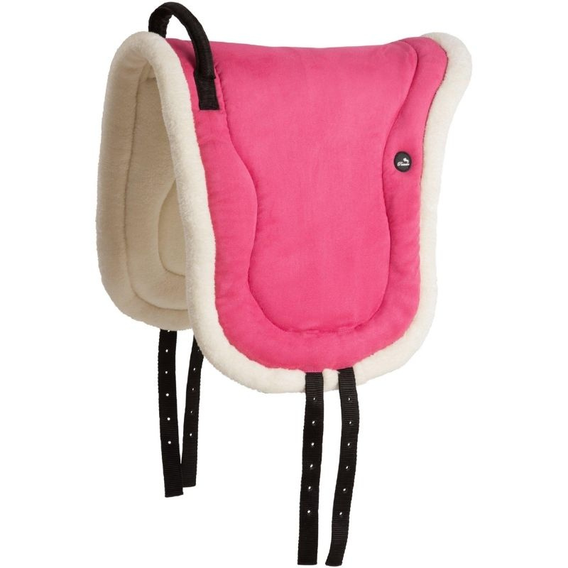 Pad do jazdy na oklep Fauxfur Knee Block Różowy