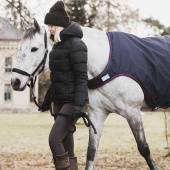 Derka do Końskich Spacerów Walker Basic 600D 0g Granatowa Derka do Końskich Spacerów Walker Basic 600D 0g Granatowa