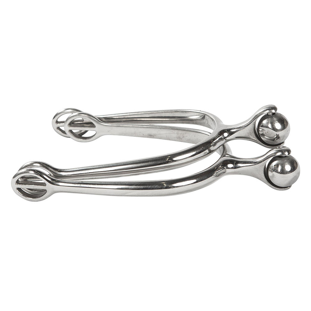 Ostrogi z kulką obrotową