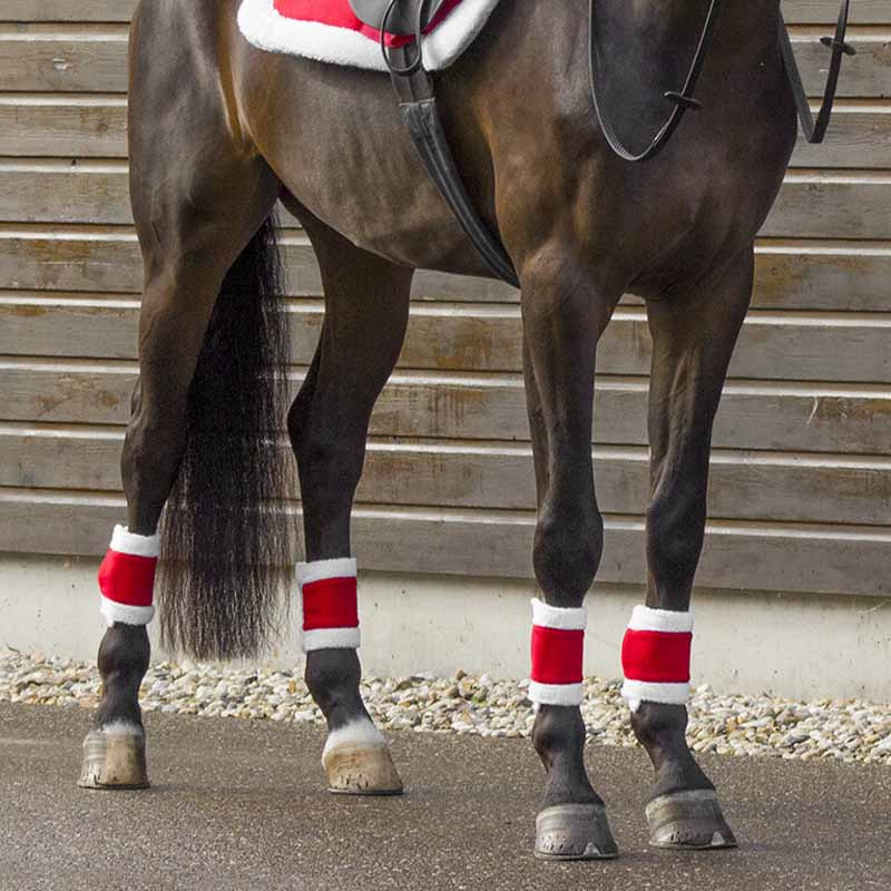 Ochraniacze Christmas Czerwono/Białe