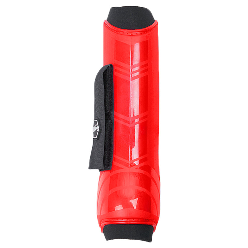 Ochraniacze skokowe przód Neopren Czerwone