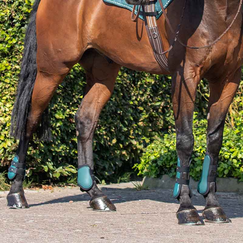 Ochraniacze skokowe Quick Pin 4 szt. Ciemnozielone