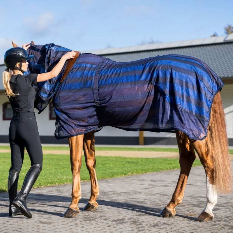 Derka chłodząca Cool on Track Niebieska