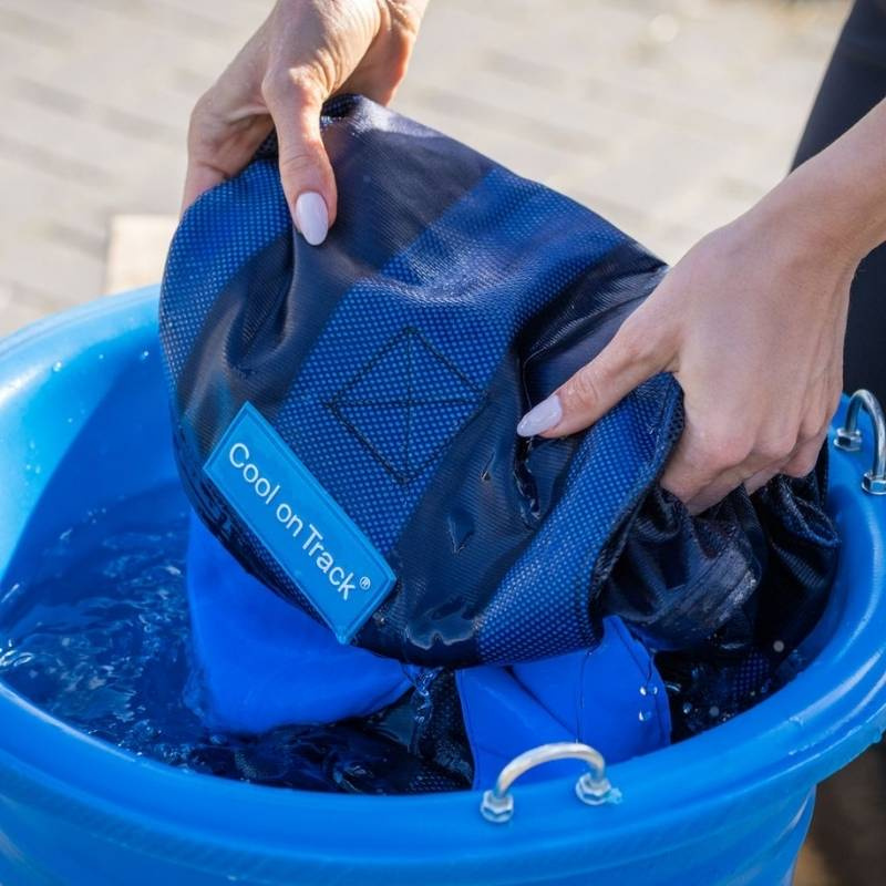 Kaptur chłodzący Cool on Track Niebieski