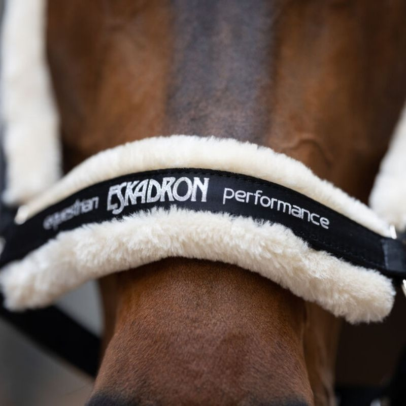 Kantar Fauxfur Double Pin Czarny