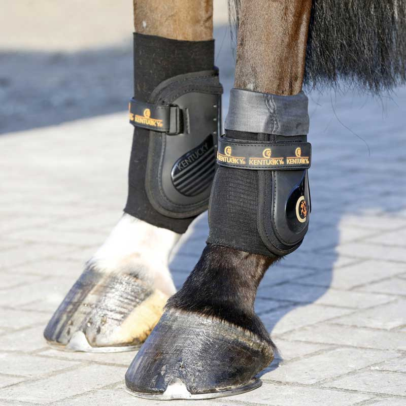 Skarpeta dla konia Gel Grip Czarny